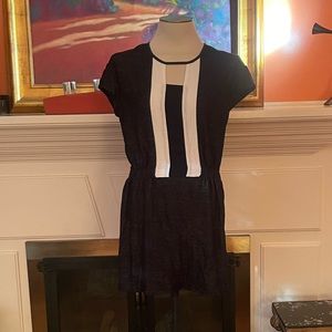 Waverly Grey women's size small open-back, cap-sleeve, short cut-out dress